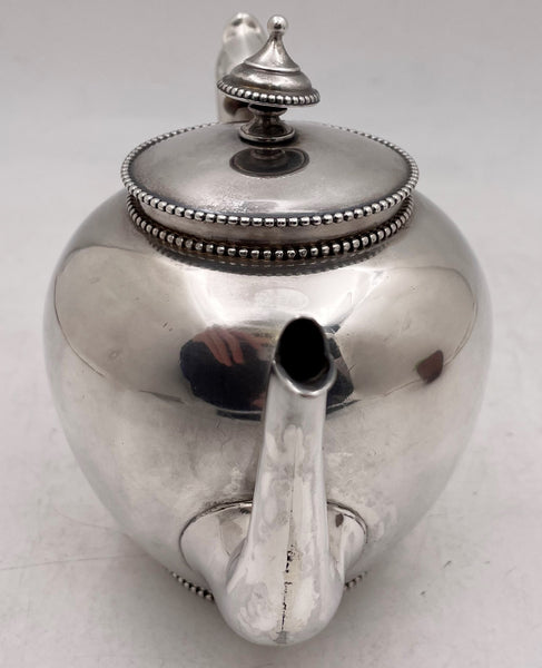 Van Kempen Museum Dutch 19th Century Silver Teapot