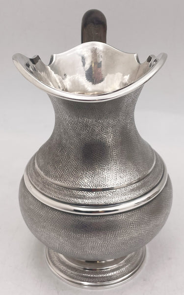Rare Mario Buccellati Sterling Silver 4-Piece Tea & Coffee Set with Satin Finish SALE