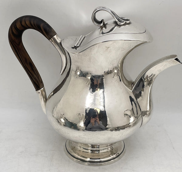 Buccellati Sterling Silver Hand Hammered 4-Piece Tea & Coffee Set