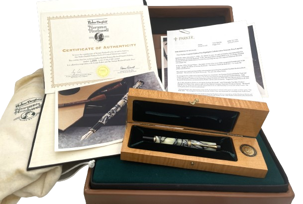 Parker Rare Norman Rockwell Limited Edition Fountain Pen with Original Documentation & Fine Prints