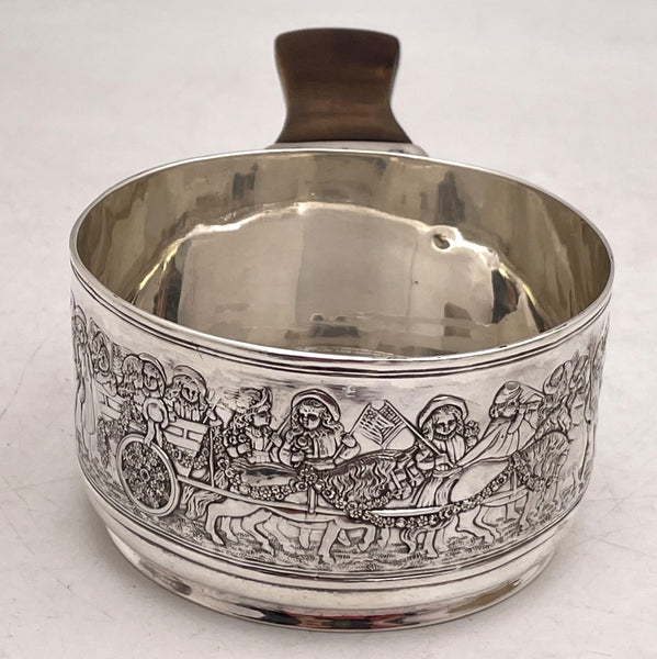 Tiffany & Co. Sterling Silver Rare Child's Bowl & Porringer with Original Pouches