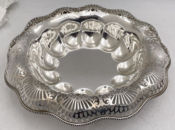 Dominick & Haff Sterling Silver 1887 Multilobed Centerpiece Bowl with Pierced Motifs