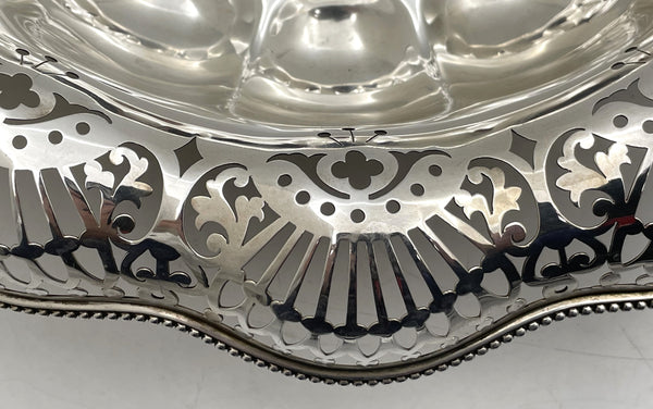 Dominick & Haff Sterling Silver 1887 Multilobed Centerpiece Bowl with Pierced Motifs