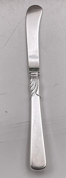 J. Andersen Danish 156-Piece Sterling Silver Flatware Set Mid-Century Modern