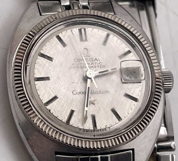 Omega Stainless Steel Constellation Lady Wrist Watch