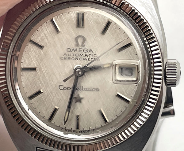 Omega Stainless Steel Constellation Lady Wrist Watch