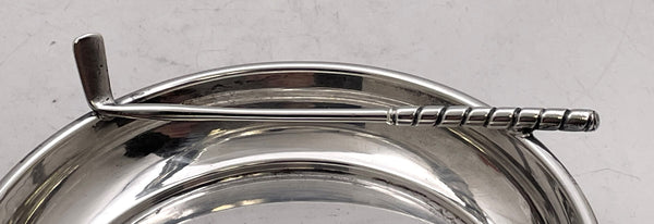 Golf Themed Sterling Silver Trinket Dish