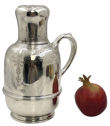 Lebkuecher for Grogan Sterling Silver Thermal Hot Water Jug/ Carafe from Late 19th Century