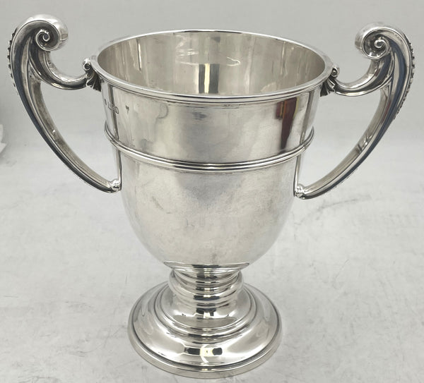 Barnard & Sons English Sterling Silver 1904 Two-Handled Wine Cooler/ Vase