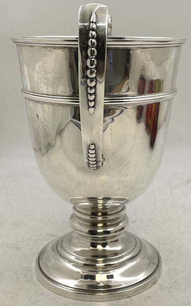Barnard & Sons English Sterling Silver 1904 Two-Handled Wine Cooler/ Vase
