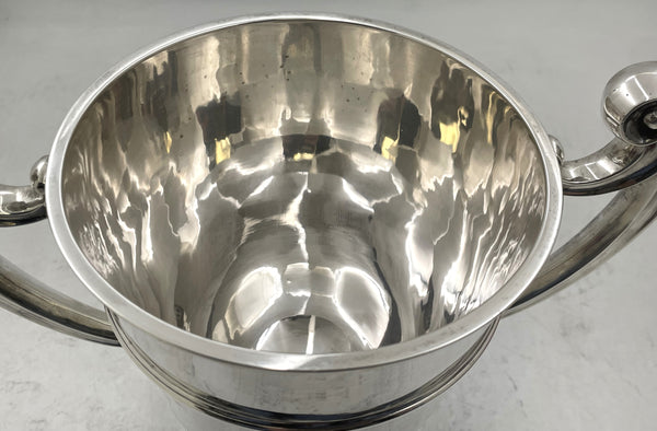 Barnard & Sons English Sterling Silver 1904 Two-Handled Wine Cooler/ Vase