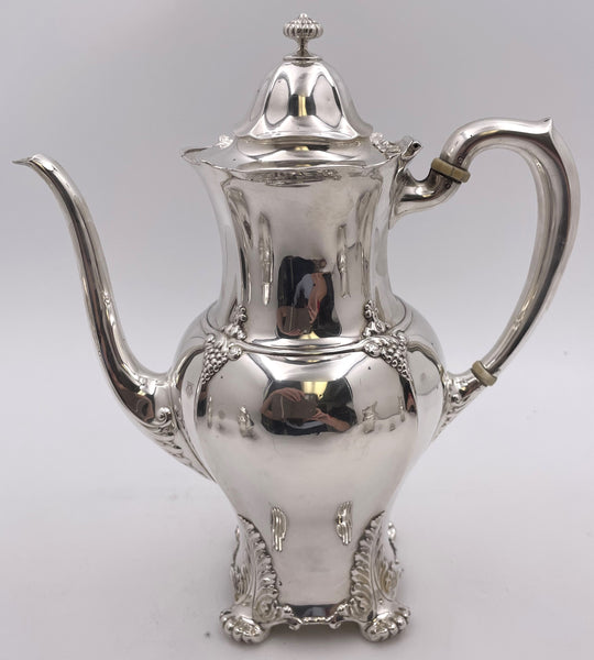 Tiffany & Co. 1896 Sterling Silver 5-Piece Tea & Coffee Set in Holly Pattern?