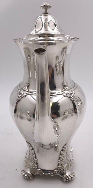 Tiffany & Co. 1896 Sterling Silver 5-Piece Tea & Coffee Set in Holly Pattern?