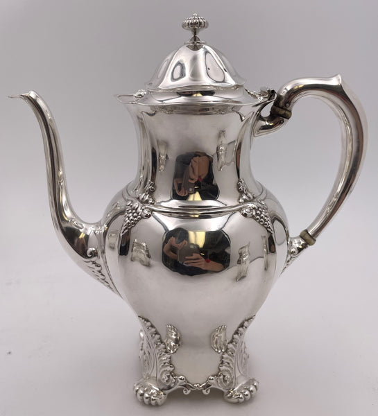 Tiffany & Co. 1896 Sterling Silver 5-Piece Tea & Coffee Set in Holly Pattern?