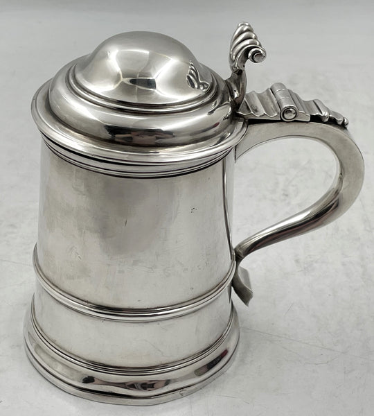 William Summers English Sterling Silver 1899 Tankard