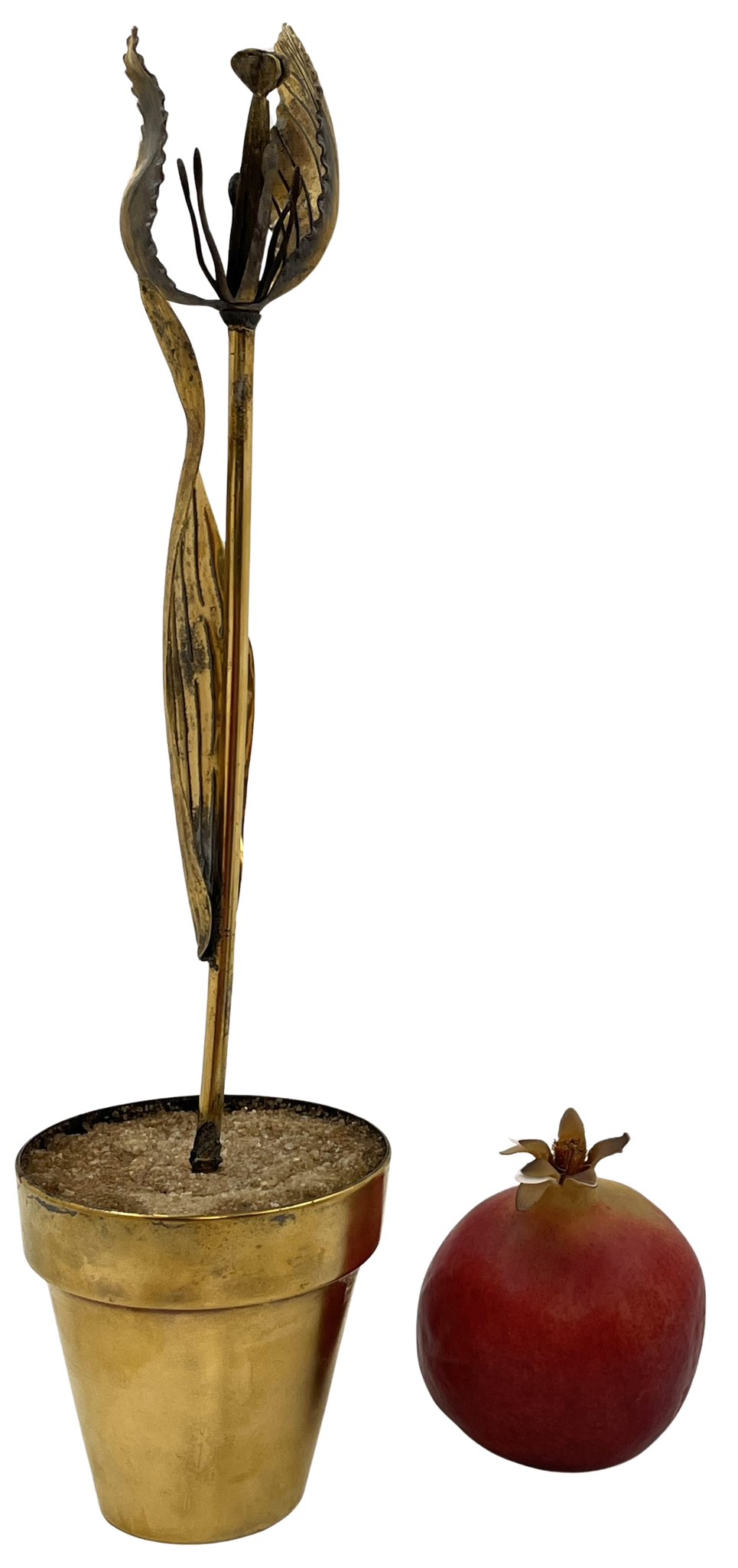 Tiffany & Co. Gilt Sterling Silver Flower in a Pot