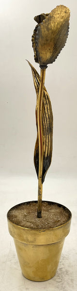 Tiffany & Co. Gilt Sterling Silver Flower in a Pot