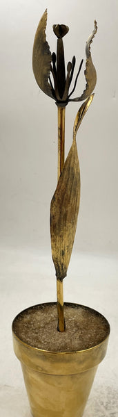 Tiffany & Co. Gilt Sterling Silver Flower in a Pot