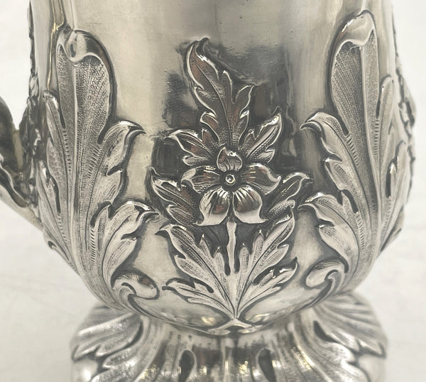 Calcutta Indian Hamilton Sterling Silver Mug from 1830s