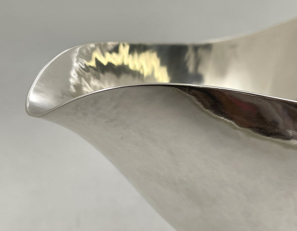 Georg Jensen Sterling Silver Serving Dish/ Sauce Boat in Blossom Pattern 177 from 1910s/20s