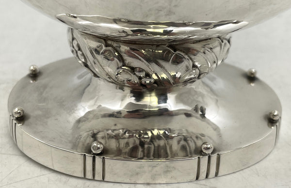 Georg Jensen Sterling Silver Serving Dish/ Sauce Boat in Blossom Pattern 177 from 1910s/20s