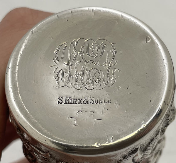 S. Kirk & Son Sterling Silver Repousse Besamim Spice Box from 1903-1907
