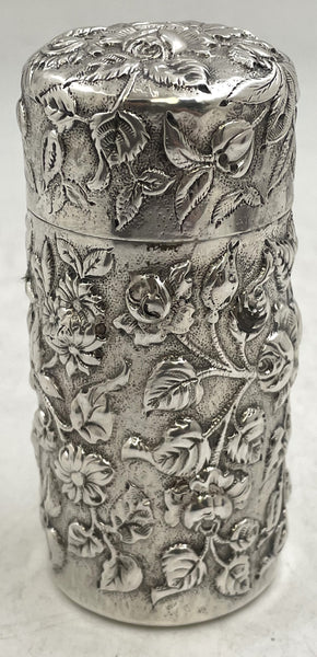 S. Kirk & Son Sterling Silver Repousse Besamim Spice Box from 1903-1907