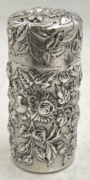 S. Kirk & Son Sterling Silver Repousse Besamim Spice Box from 1903-1907