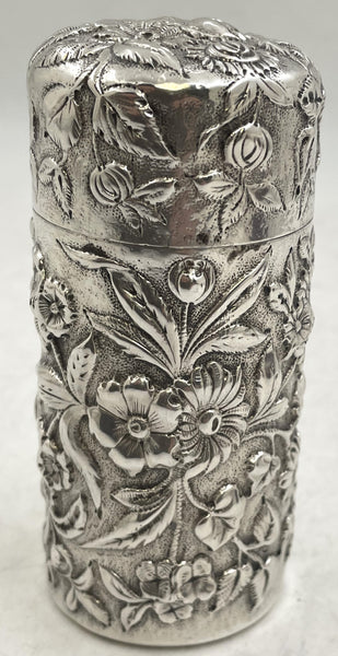 S. Kirk & Son Sterling Silver Repousse Besamim Spice Box from 1903-1907