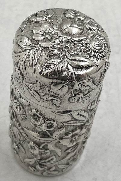S. Kirk & Son Sterling Silver Repousse Besamim Spice Box from 1903-1907