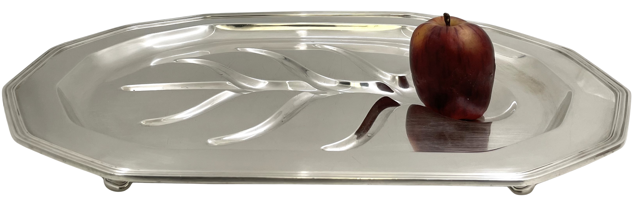 Tiffany & Co. Sterling Silver 1923 Well & Tree Platter Tray in Art Deco Style