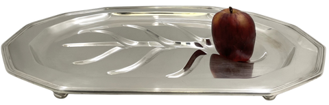 Tiffany & Co. Sterling Silver 1923 Well & Tree Platter Tray in Art Deco Style