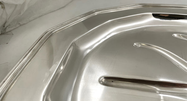 Tiffany & Co. Sterling Silver 1923 Well & Tree Platter Tray in Art Deco Style