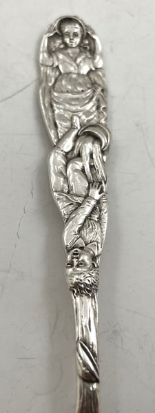 Tiffany & Co. Sterling Silver 4-Piece Child Set in Nursery Rhyme Pattern