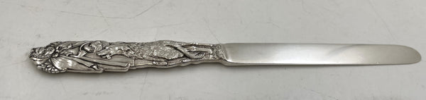 Tiffany & Co. Sterling Silver 4-Piece Child Set in Nursery Rhyme Pattern