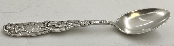 Tiffany & Co. Sterling Silver 4-Piece Child Set in Nursery Rhyme Pattern