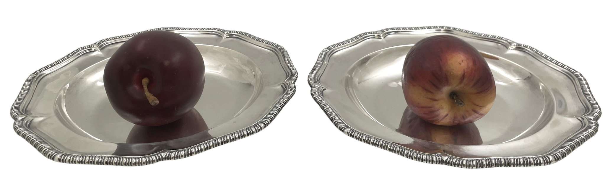 Pair of Paul Storr 1807 Georgian Sterling Silver Serving Dishes