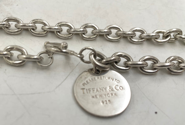 Tiffany & Co. Sterling Silver Please Return to Tiffany Necklace