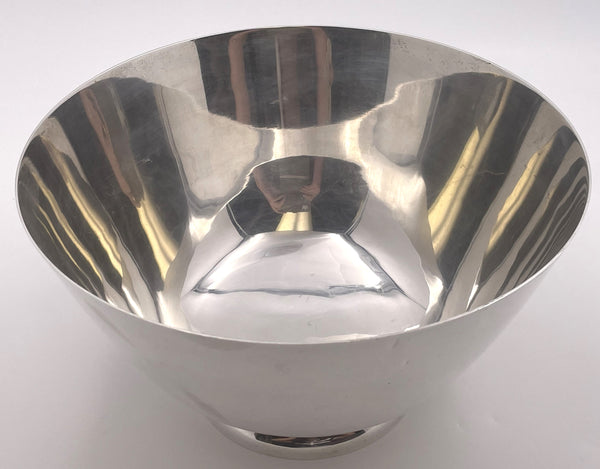 Tiffany & Co. Sterling Silver Large Centerpiece Bowl in Mid-Century Modern Style