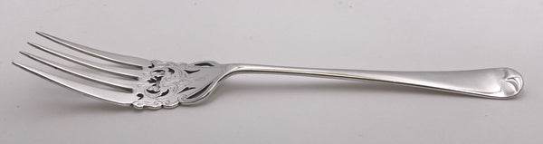 Elkington Set of 2 English Sterling Silver Victorian Fish Servers from 1886