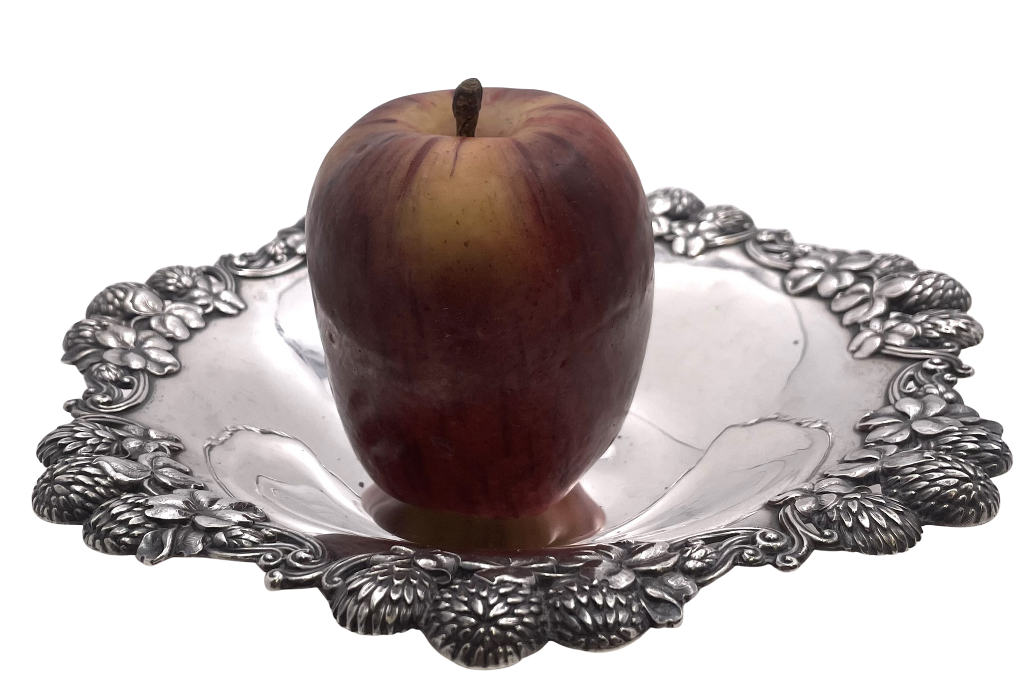 Tiffany & Co. Sterling Silver 1899 Clover Nut Dish/ Bowl in Art Nouveau Style