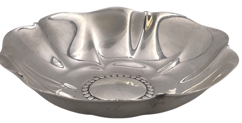 Tiffany & Co. Sterling Silver Floral Nut Dish/ Bowl