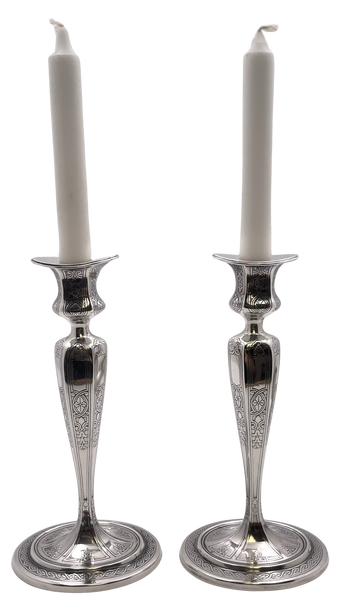 Pair of Tiffany & Co. Sterling Silver 1910 Candlesticks