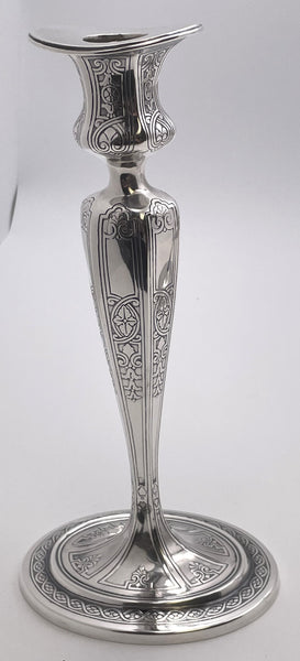 Pair of Tiffany & Co. Sterling Silver 1910 Candlesticks