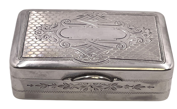 Gorham Silver Snuff Box from Mid-19th Century
