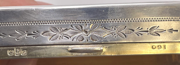 Gorham Silver Snuff Box from Mid-19th Century