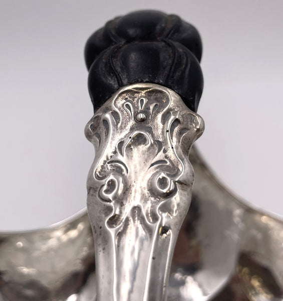 Posen German Silver Wine Caddy Basket Bowl