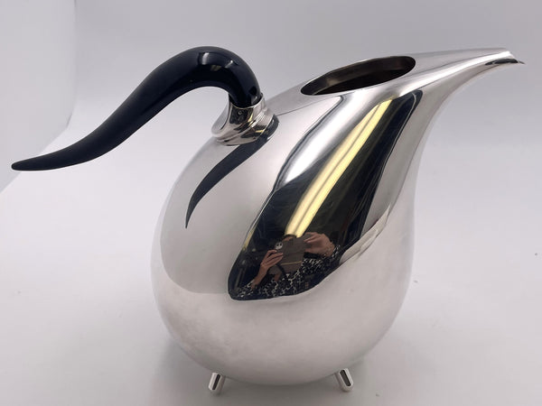 Rare Pomellato Sterling Silver Set of 2 Pitchers on Tray in Mid-Century Modern Style