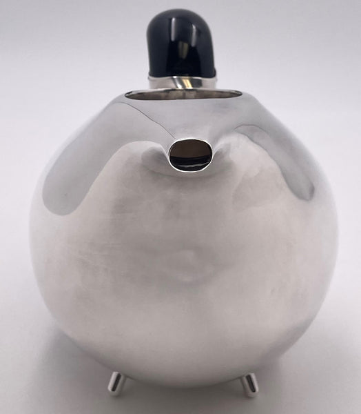 Pomellato Rare Sterling Silver Pitcher in Mid-Century Modern Style