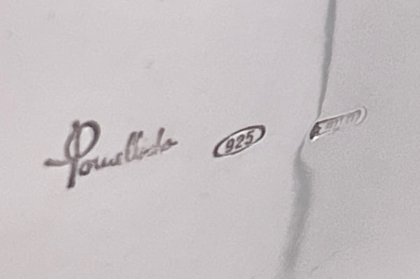 Pomellato Rare Sterling Silver Pitcher in Mid-Century Modern Style